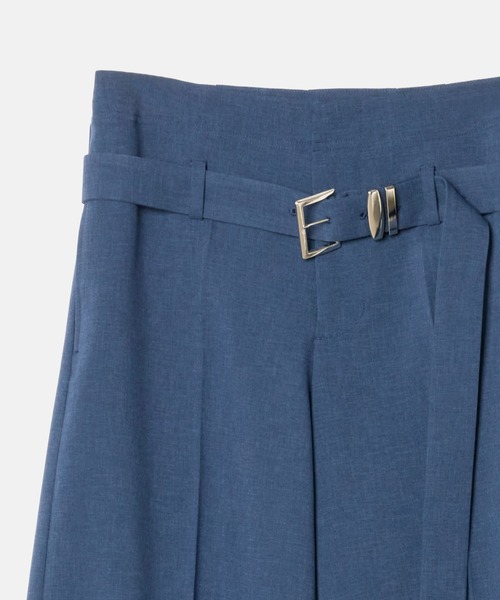 LE CIEL BLEU(ルシェルブルー)の「ローライズトラウザーwベルト / Low-Rise Trousers w/Belt(その他パンツ・レディース・チャコールグレー/グリーン/ブルー・34/38/36)」の18枚目の写真