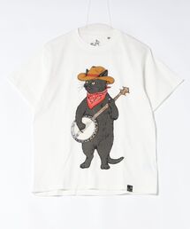go slow caravan（ゴースローキャラバン）の「バンジョー猫 S/S Tシャツ（Tシャツ/カットソー）」