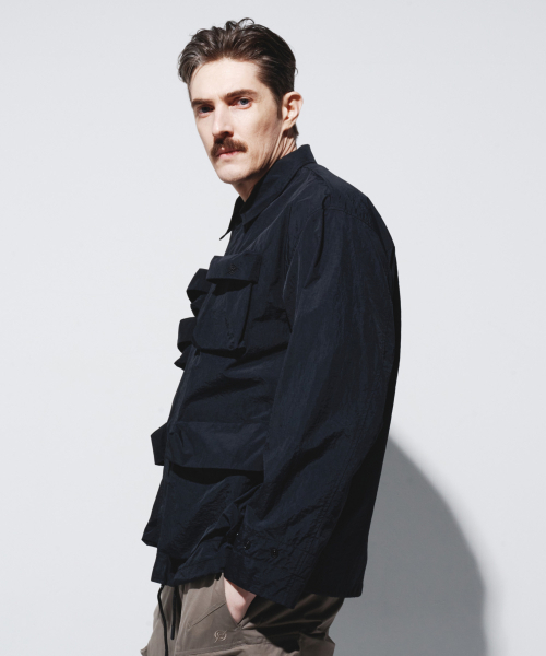 KALAPATTHAR(カラパタール)の「NYLON SILKY M-65 FIELD JACKET - BLACK(ナイロンジャケット・メンズ・その他・MEDIUM/LARGE)」の9枚目の写真