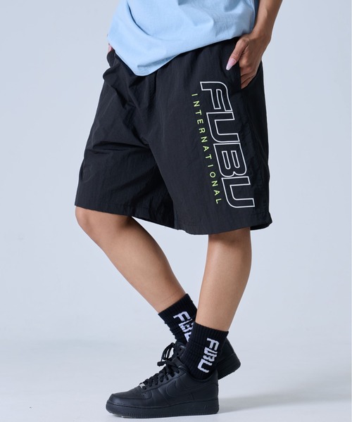 FUBU（ フブ）の「FUBU フブ ナイロンショートパンツ メンズ レディース（その他パンツ・メンズ・イエロー/ブラック/レッド/ネイビー・XL/XXL/M/L）」の7枚目の写真