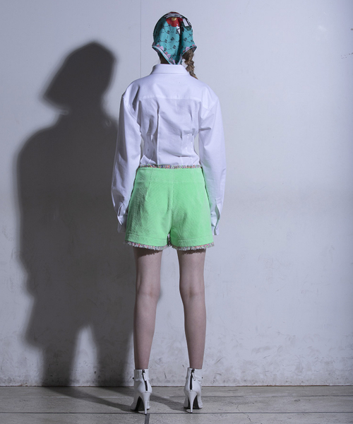 GREEDILOUS(グリディアス)の「ツイードコーデュロイコンビパンツ(その他パンツ・レディース・その他・S/M/L/XS)」の8枚目の写真