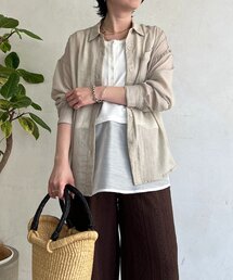 ボイルシャンブレーシャツ
