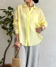 un dix cors | ボイルシャンブレーシャツ(シャツ/ブラウス)