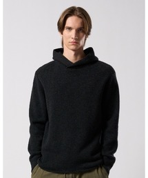 wjk（ダヴルジェイケイ）の「back pile hoodie（ニット/セーター）」