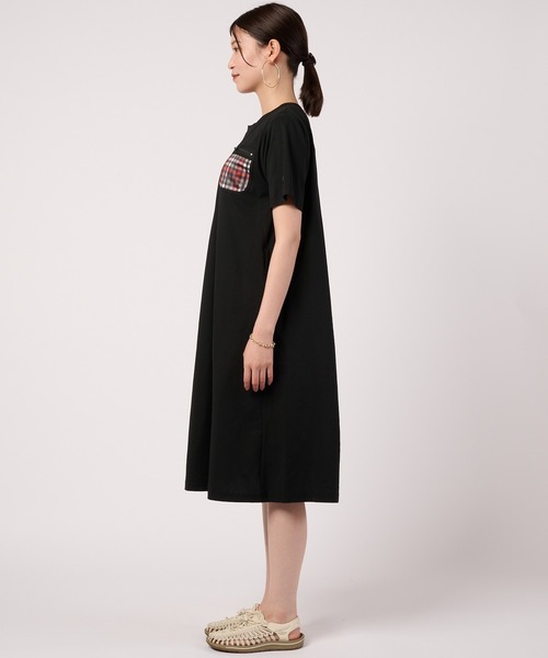 Arnold Palmer(アーノルドパーマー)の「タウン&レジャー ポケットメッシュ Tシャツワンピース(ワンピース・レディース・ブラック/ライトグリーン/ベージュ・L/M/S)」の9枚目の写真