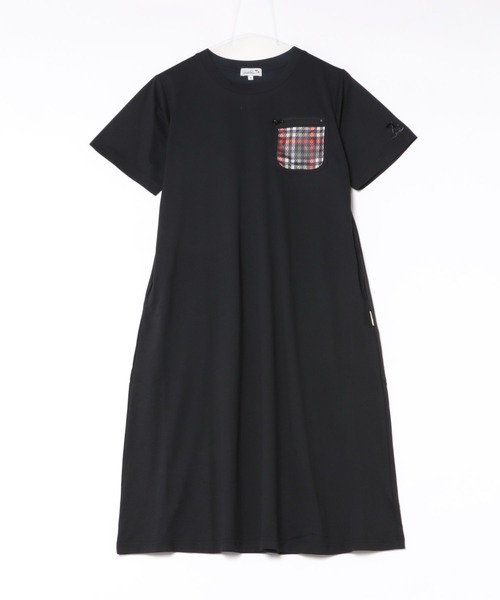Arnold Palmer(アーノルドパーマー)の「タウン&レジャー ポケットメッシュ Tシャツワンピース(ワンピース・レディース・ブラック/ライトグリーン/ベージュ・L/M/S)」の18枚目の写真