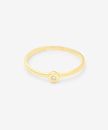 K10 イエローゴールド ダイヤモンド ピンキーリング（指輪） ESTELLE/エステール WEB限定