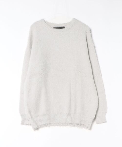 DANKE SCHON(ダンケシェーン)の「DankeSchon/ダンケシェーン/NYLON SHAGGY CREWNECK(ニット/セーター・メンズ・ホワイト・L)」の1枚目の写真