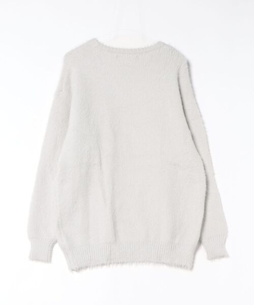 DANKE SCHON(ダンケシェーン)の「DankeSchon/ダンケシェーン/NYLON SHAGGY CREWNECK(ニット/セーター・メンズ・ホワイト・L)」の2枚目の写真