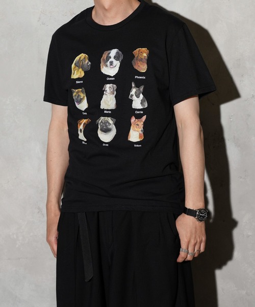 JERZEES(ジャージーズ)の「JERZEES / ジャージーズ "9 DOGS" SS TEE ドッグ Tシャツ(Tシャツ/カットソー・メンズ・ホワイト/ブラック・MEDIUM/LARGE/X-LARGE)」の5枚目の写真