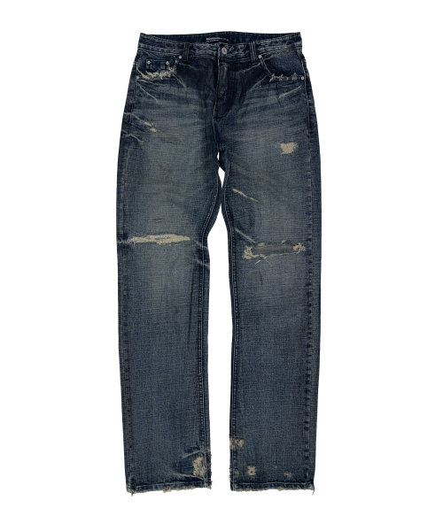 SUNDAYOFFCLUB(サンデイオフクラブ)の「Thrashed Straight Leg Jeans(デニムパンツ・メンズ・その他・1/2)」の1枚目の写真