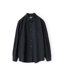 BROWNYARD（ブラウンヤード）の「ウォッシュドシャツ、チャコール（シャツ/ブラウス）」