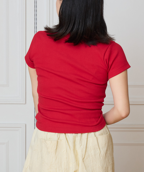 CAROUSE LAMBRA(ケラウズランブラ)の「CAROUSE LAMBRA ケラウズランブラ SS HENRY 261-471(Tシャツ/カットソー・レディース・ブラック/レッド・FREE)」の22枚目の写真