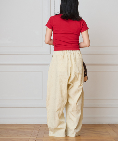 CAROUSE LAMBRA(ケラウズランブラ)の「CAROUSE LAMBRA ケラウズランブラ SS HENRY 261-471(Tシャツ/カットソー・レディース・ブラック/レッド・FREE)」の16枚目の写真