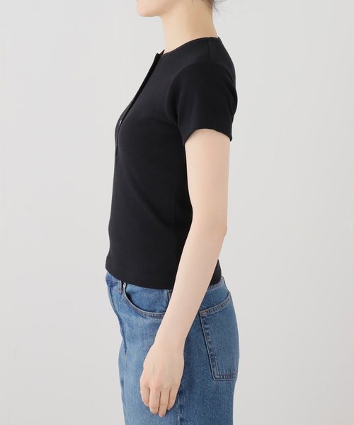 CAROUSE LAMBRA(ケラウズランブラ)の「CAROUSE LAMBRA ケラウズランブラ SS HENRY 261-471(Tシャツ/カットソー・レディース・ブラック/レッド・FREE)」の4枚目の写真