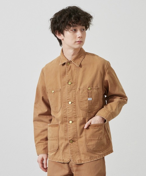 K*h様 80s Lee リー カバーオール ブラウンダック サイズL 中古・古着通販】LEE (リー) 復刻91-J カバーオール ブラウン サイズ