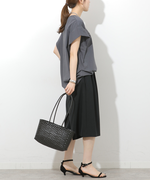 JOURNAL STANDARD relume(ジャーナルスタンダード レリューム)の「【NHE/ニエ】NGANG LONG HAND:かごバッグ(かごバッグ・レディース・ブラック/アイボリー・FREE)」の9枚目の写真