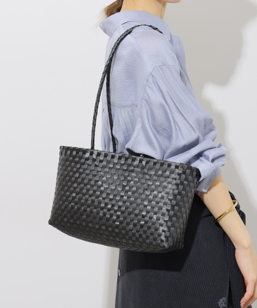 JOURNAL STANDARD relume(ジャーナルスタンダード レリューム)の「【NHE/ニエ】NGANG LONG HAND:かごバッグ(かごバッグ・レディース・ブラック/アイボリー・FREE)」の8枚目の写真