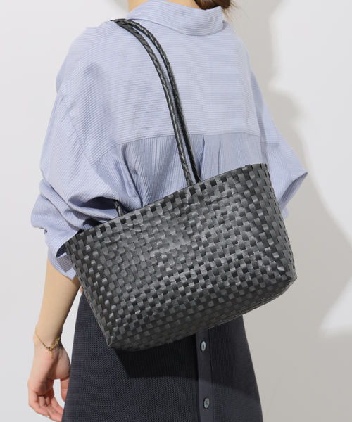 JOURNAL STANDARD relume(ジャーナルスタンダード レリューム)の「【NHE/ニエ】NGANG LONG HAND:かごバッグ(かごバッグ・レディース・ブラック/アイボリー・FREE)」の7枚目の写真