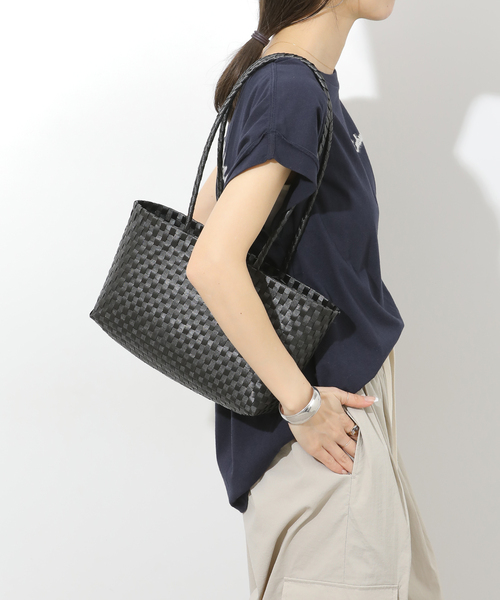 JOURNAL STANDARD relume(ジャーナルスタンダード レリューム)の「【NHE/ニエ】NGANG LONG HAND:かごバッグ(かごバッグ・レディース・ブラック/アイボリー・FREE)」の6枚目の写真