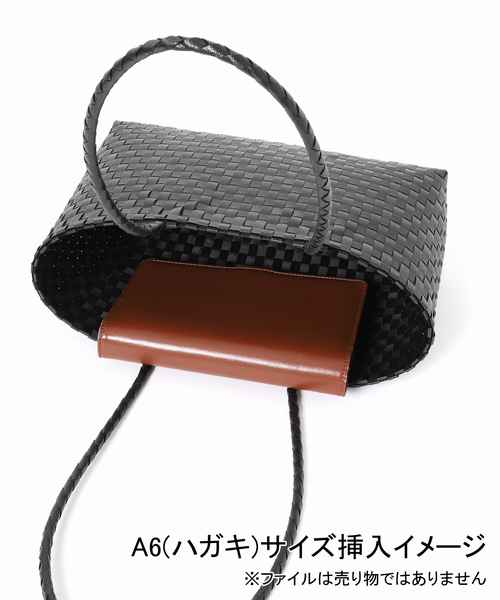 JOURNAL STANDARD relume(ジャーナルスタンダード レリューム)の「【NHE/ニエ】NGANG LONG HAND:かごバッグ(かごバッグ・レディース・ブラック/アイボリー・FREE)」の13枚目の写真