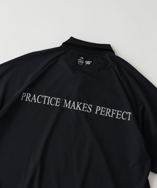 EDIFICE(エディフィス)の「CLUBHAUS / Dynamic Range (クラブハウス) Warm UP ラグランポロシャツ(ポロシャツ・メンズ・ブラック/チャコールグレー・MEDIUM/LARGE)」の7枚目の写真