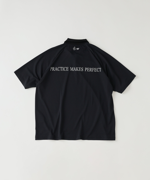 EDIFICE(エディフィス)の「CLUBHAUS / Dynamic Range (クラブハウス) Warm UP ラグランポロシャツ(ポロシャツ・メンズ・ブラック/チャコールグレー・MEDIUM/LARGE)」の8枚目の写真