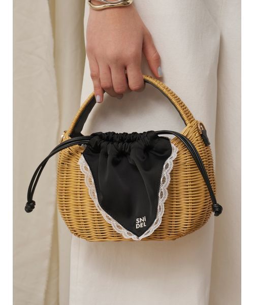 ラタンカゴバッグ(かごバッグ)|SNIDEL(スナイデル)のファッション ラタンカゴバッグ(かごバッグ)|SNIDEL(スナイデル)のファッション