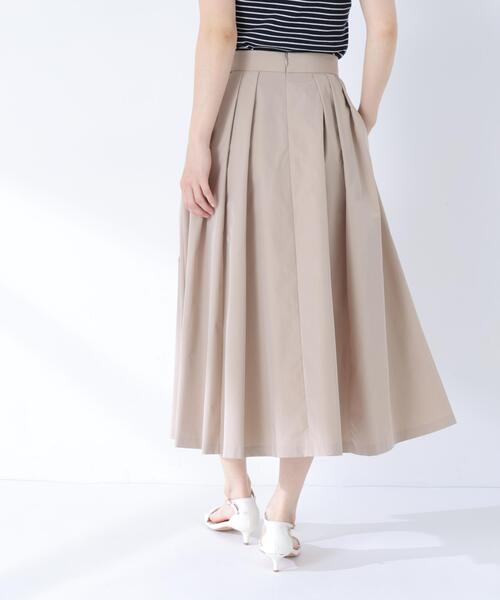 NATURAL BEAUTY BASIC(ナチュラルビューティーベーシック)の「撥水マリンフリアスカート(スカート・レディース・ベージュ/ネイビー/レッド・MEDIUM/P/S)」の7枚目の写真