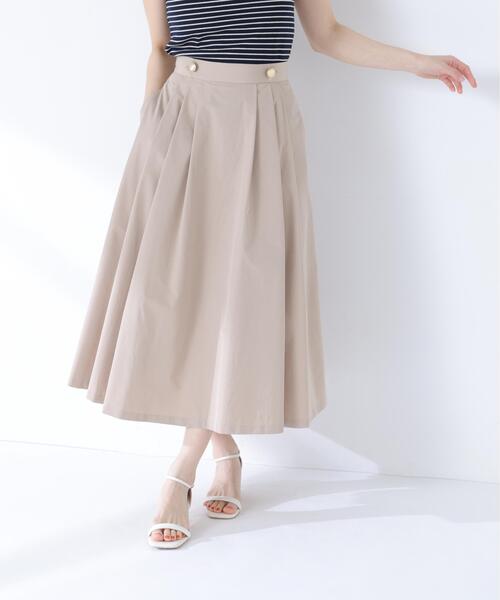 NATURAL BEAUTY BASIC(ナチュラルビューティーベーシック)の「撥水マリンフリアスカート(スカート・レディース・ベージュ/ネイビー/レッド・MEDIUM/P/S)」の11枚目の写真