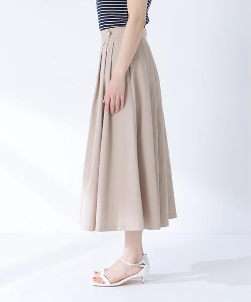 NATURAL BEAUTY BASIC(ナチュラルビューティーベーシック)の「撥水マリンフリアスカート(スカート・レディース・ベージュ/ネイビー/レッド・MEDIUM/P/S)」の12枚目の写真