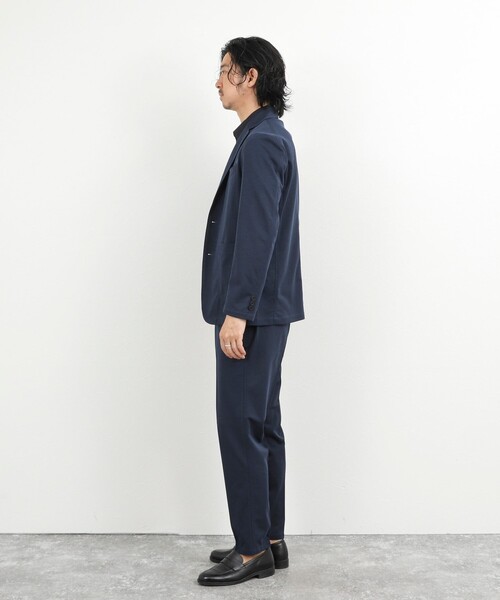 NOLLEY’S（ノーリーズ）の「《ビジカジ/セットアップ対応》強撚バスケット イージージャケット 26SS（テーラードジャケット・メンズ・グレー/ブルー/ネイビー・M/S/XL/L）」の12枚目の写真