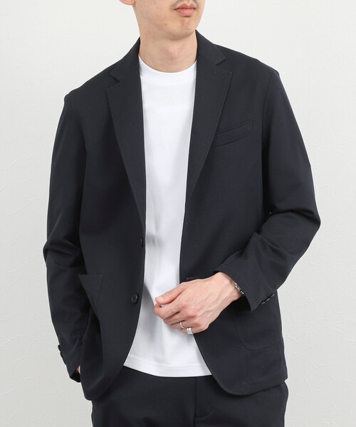 NOLLEY’S（ノーリーズ）の「《ビジカジ/セットアップ対応》強撚バスケット イージージャケット 26SS（テーラードジャケット・メンズ・グレー/ブルー/ネイビー・M/S/XL/L）」の15枚目の写真
