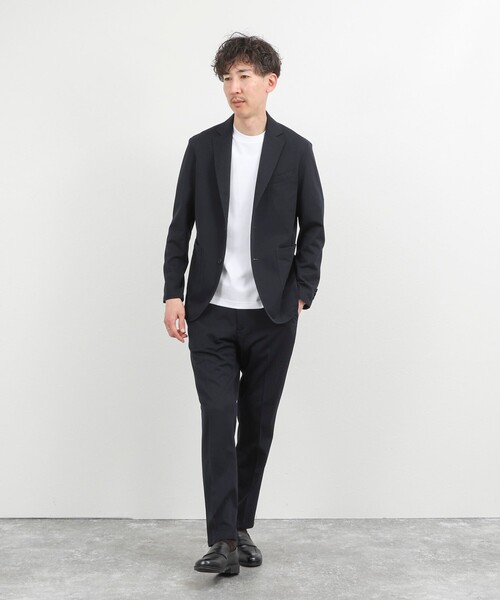 NOLLEY’S（ノーリーズ）の「《ビジカジ/セットアップ対応》強撚バスケット イージージャケット 26SS（テーラードジャケット・メンズ・グレー/ブルー/ネイビー・M/S/XL/L）」の21枚目の写真