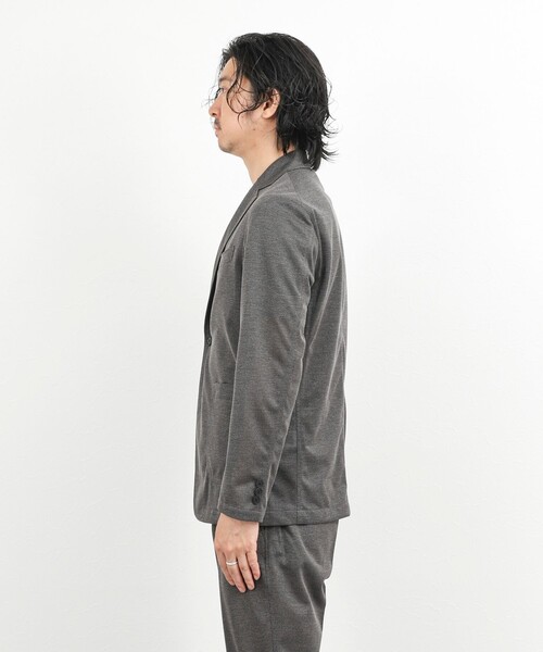 NOLLEY’S（ノーリーズ）の「《ビジカジ/セットアップ対応》強撚バスケット イージージャケット 26SS（テーラードジャケット・メンズ・グレー/ブルー/ネイビー・M/S/XL/L）」の17枚目の写真