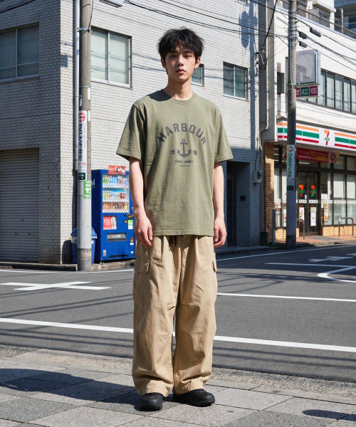 MODERMENT（モダーメント）の「ノーマルオーバーサイズハーバー半袖Tシャツ[ブラック]（Tシャツ/カットソー・レディース・その他・1/2）」の6枚目の写真