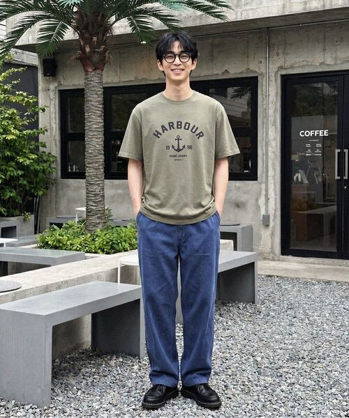 MODERMENT（モダーメント）の「ノーマルオーバーサイズハーバー半袖Tシャツ[ブラック]（Tシャツ/カットソー・レディース・その他・1/2）」の5枚目の写真