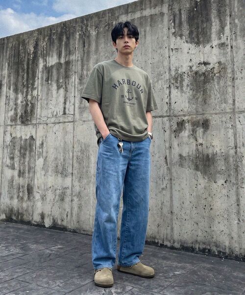 MODERMENT（モダーメント）の「ノーマルオーバーサイズハーバー半袖Tシャツ[ブラック]（Tシャツ/カットソー・レディース・その他・1/2）」の3枚目の写真