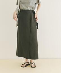 ITEMS URBANRESEARCH | 『イージーケア/接触冷感/UVカット』SMOOTH LINEN TOUCH ラップスカート(スカート)