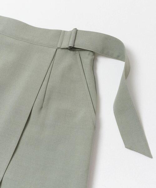 ITEMS URBANRESEARCH(アイテムズ アーバンリサーチ)の「『イージーケア/接触冷感/UVカット』SMOOTH LINEN TOUCH ラップスカート(スカート・レディース・カーキ/キャメル/チャコールグレー・FREE)」の16枚目の写真