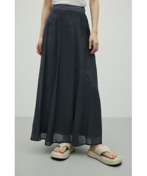 STYLEMIXER(スタイルミキサー)の「シアーナロースカート(スカート・レディース・チャコールグレー/ベージュ/パープル・SMALL/MEDIUM)」の2枚目の写真