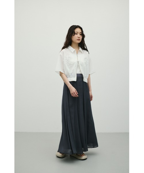 STYLEMIXER(スタイルミキサー)の「シアーナロースカート(スカート・レディース・チャコールグレー/ベージュ/パープル・SMALL/MEDIUM)」の21枚目の写真