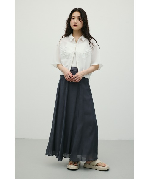 STYLEMIXER(スタイルミキサー)の「シアーナロースカート(スカート・レディース・チャコールグレー/ベージュ/パープル・SMALL/MEDIUM)」の22枚目の写真