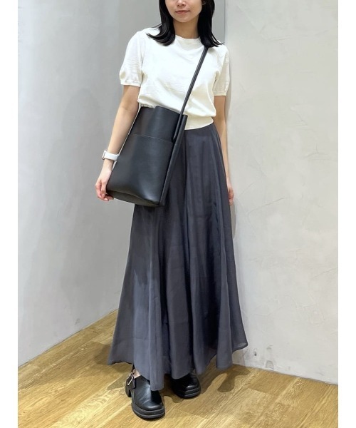 STYLEMIXER(スタイルミキサー)の「シアーナロースカート(スカート・レディース・チャコールグレー/ベージュ/パープル・SMALL/MEDIUM)」の18枚目の写真