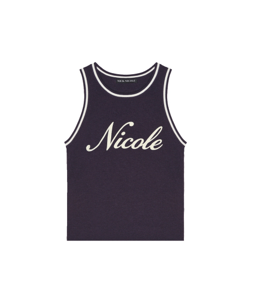 NICK&NICOLE(ニックアンドニコール)の「NICOLE RIBBED SLEEVELESS TOP_PURPLE(Tシャツ/カットソー・レディース・その他・FREE)」の4枚目の写真