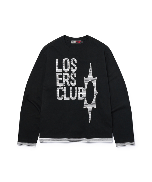 LOSERS CLUB(ルーザーズクラブ)の「ロゴレイヤード長袖Tシャツブラック(Tシャツ/カットソー・レディース・その他・0/1/2)」の1枚目の写真