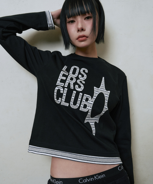 LOSERS CLUB(ルーザーズクラブ)の「ロゴレイヤード長袖Tシャツブラック(Tシャツ/カットソー・レディース・その他・0/1/2)」の5枚目の写真