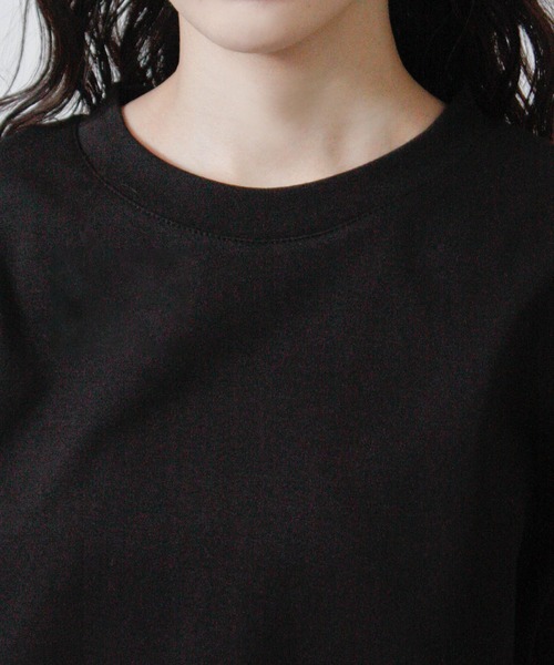 Social GIRL(ソーシャルガール)の「裾レースアシメTシャツ 半袖Tシャツ(Tシャツ/カットソー・レディース・ブラック/ホワイト・M)」の18枚目の写真
