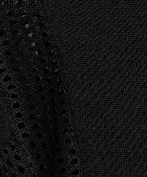 TOMORROWLAND （トゥモローランド）の「diotima Merino Mesh Stripe メッシュコンビ タートルネックニット（ニット/セーター・レディース・ホワイト系その他/ブラック系その他・0）」の11枚目の写真