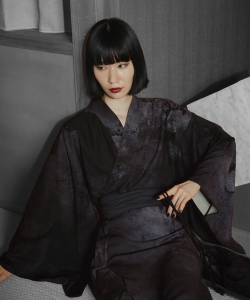 HARE(ハレ)の「HARE-YUKATA 3SET(HARE)(浴衣・メンズ・ブラック/ブルー・FREE)」の16枚目の写真